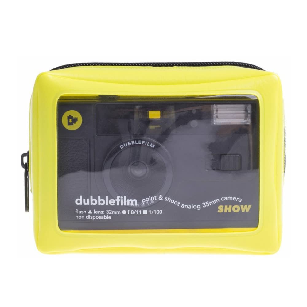 【dubblefilm】SHOW / Reusable FILM Camera DUBBLEFILM SHOW camera black - 35mm reusable camera with flash